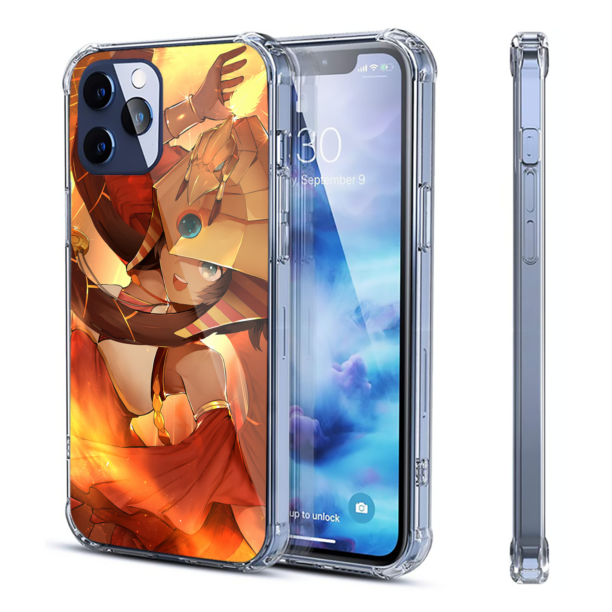 （画像用） 遊☆戯☆王 Yu-Gi-Oh! 【iPhone 12シリーズ対応】透明スマホケース（クリアソフトケース）